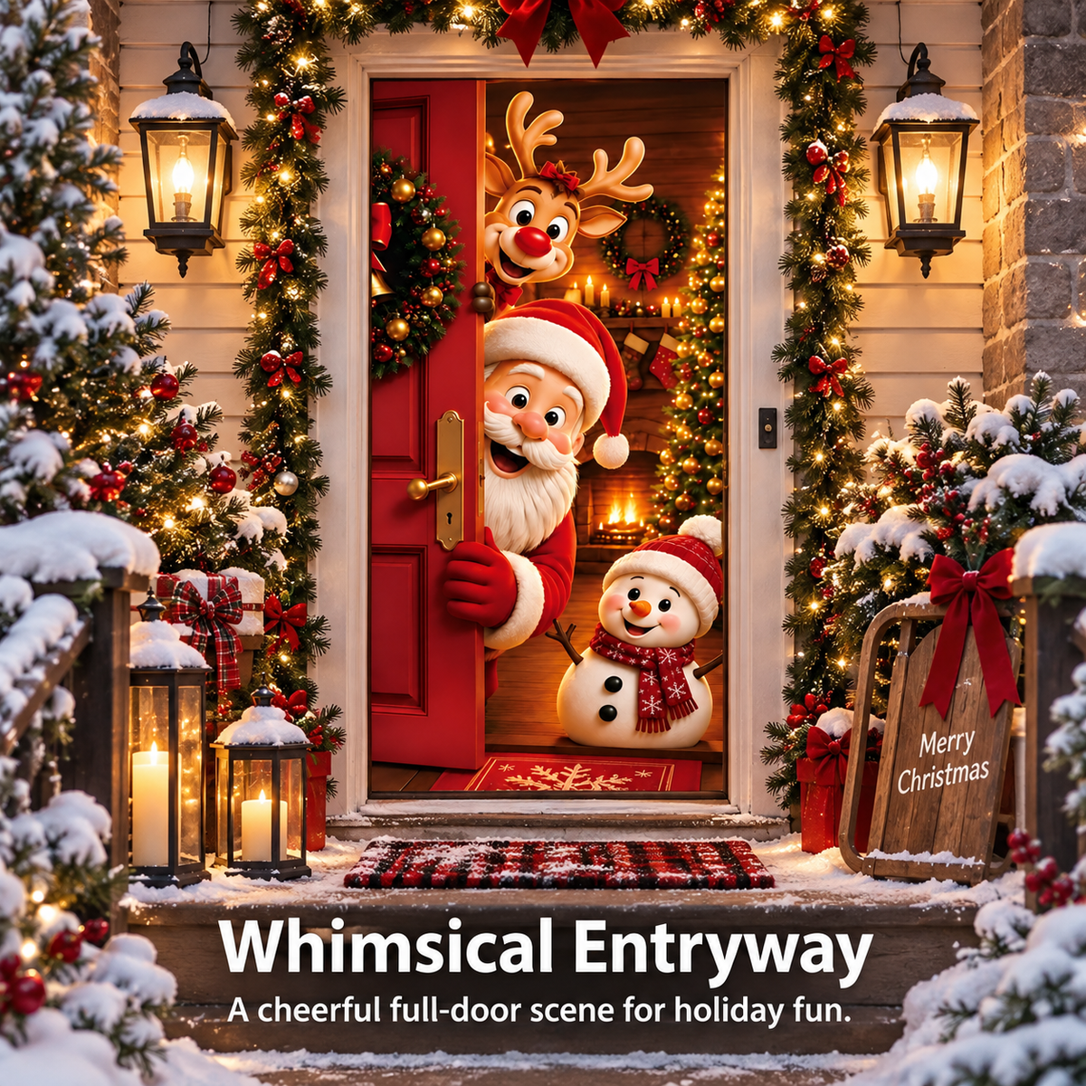 🎄2026 New Christmas Door Decor