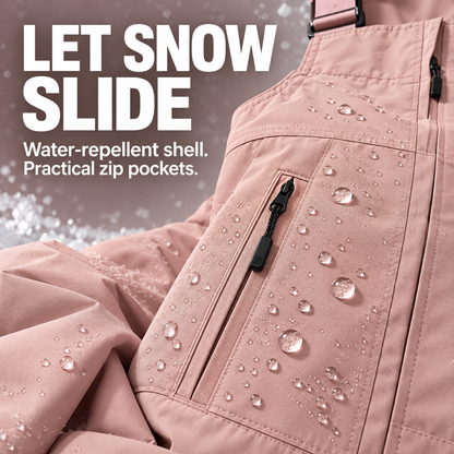 Women’s Waterproof Insulated Ski Bibs – Warm, Adjustable & Snow-Ready