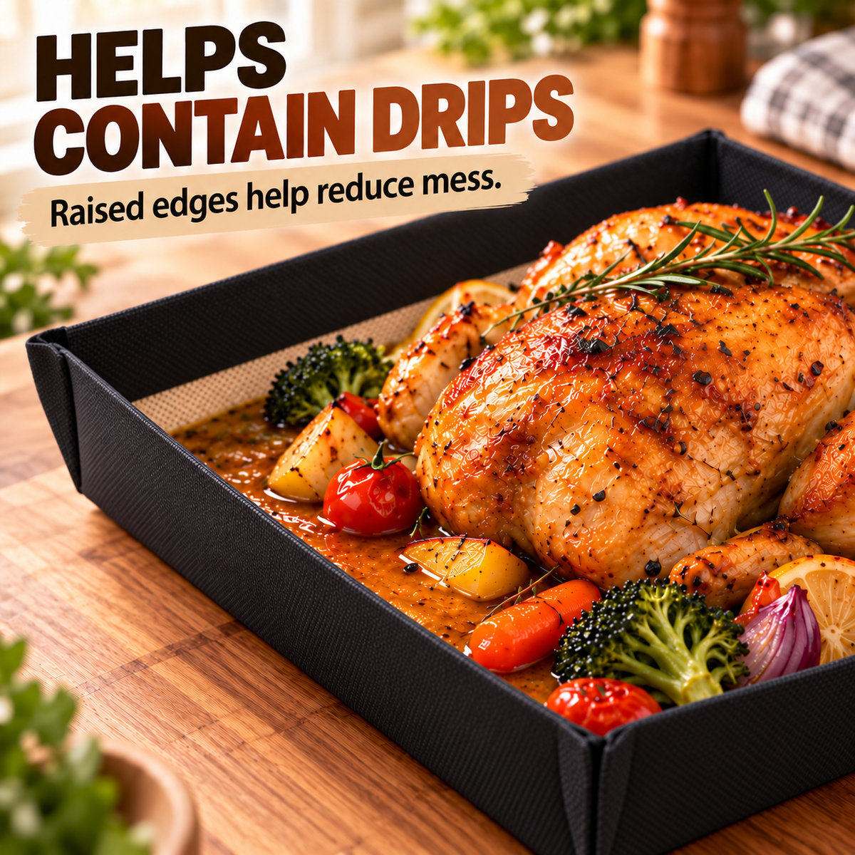 🔥 Non-Stick Silicone Baking Mat – Bake More, Clean Less! ✨