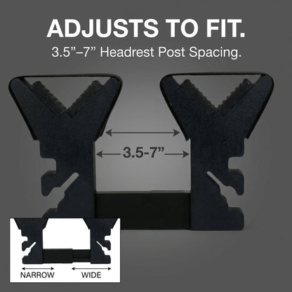 Adjustable Dual Gun Seat Mount – Secure, Space-Saving Rifle & Shotgun Holder for Trucks & SUVs