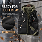 Unisex Hooded Puffer Vest Built for Warm Everyday Layering