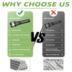 🏆HOT SALE⚡Waterproof Rechargeable Digital Display 2-in-1 Strong Light Flashlight