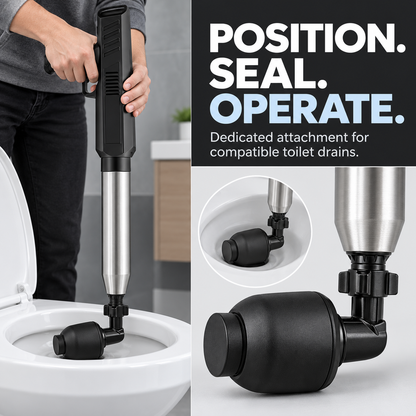 Electric Air Drain Plunger – Powerful Clog Removal for Toilets & Sinks