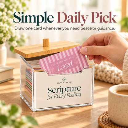 🙏💖 Bible Verse Jar – Find Comfort & Strength in Every Feeling! ✨