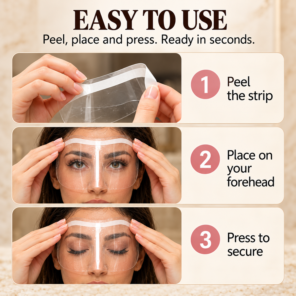 💦 Eyelash Extension Shower Shield – Waterproof Face Protector for Lashes & Brows! ✨