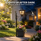 Solar Planter Lamp — Flowers by Day, Light by Night