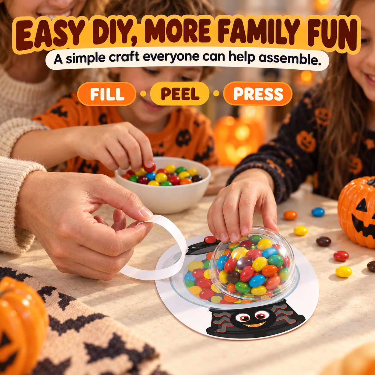 DIY Candy Card Kit That Makes Halloween Treats Unforgettable