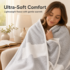 Gospel of John Blanket Soft Scripture Throw with Cross Silhouette