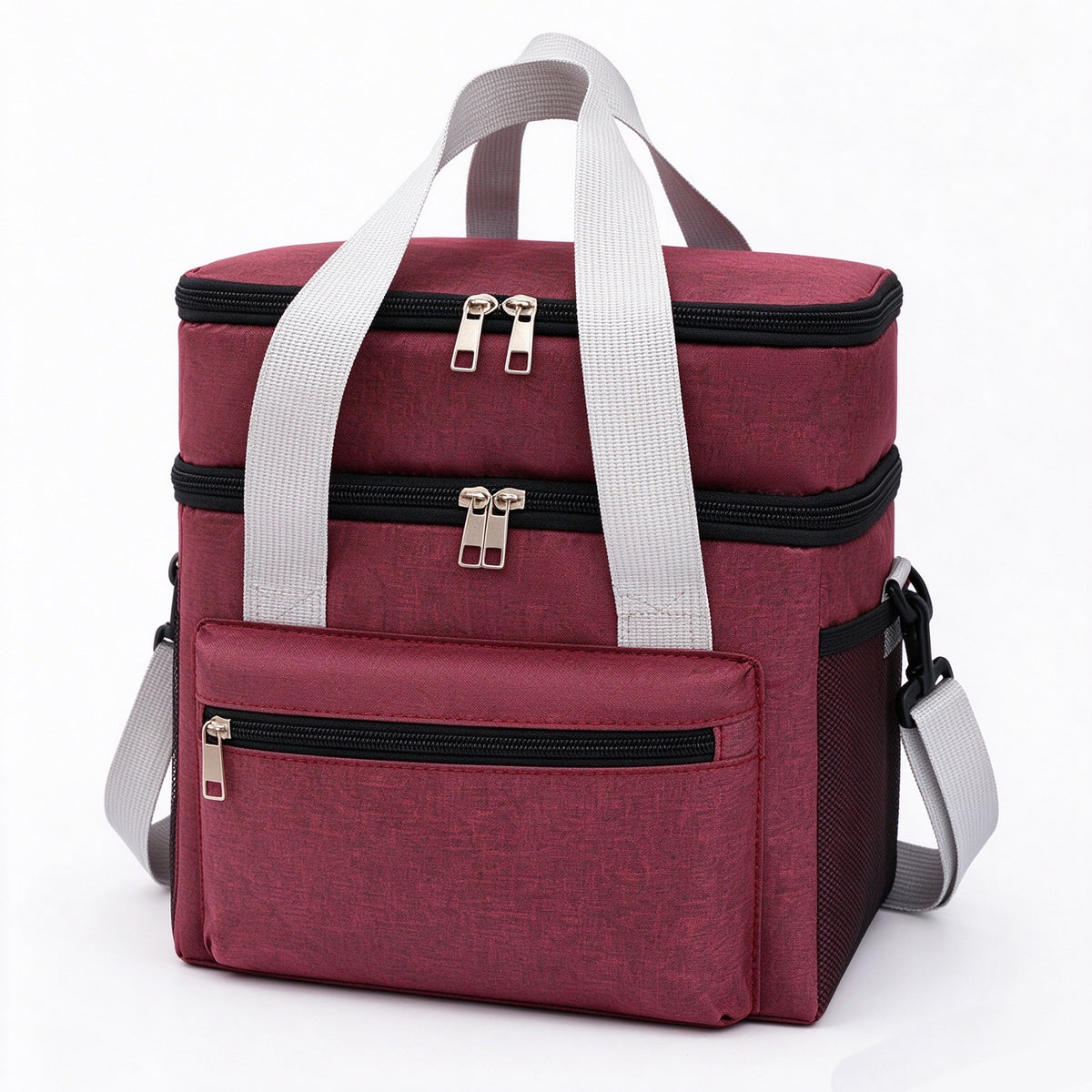 🍱 Dual-Layer Insulated Lunch Bag | Leakproof Cooler Tote with Strap ❄️