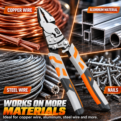 Ratcheting Locking Pliers — Grip, Cut, Crimp & Hold With Less Hand Effort