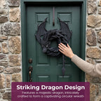 Handmade Dragon Wreath
