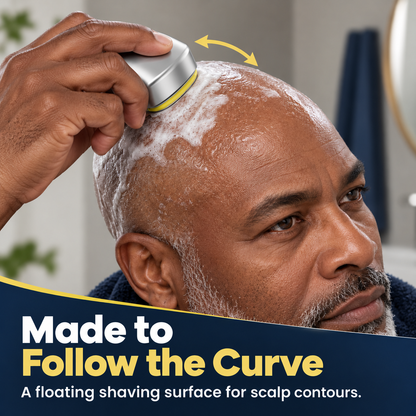 🛡️Precision Palm-Grip Head Shaver – 8-Layer Anti-Irritation Razor for Sensitive Skin & Ingrown Hair Solution 💈