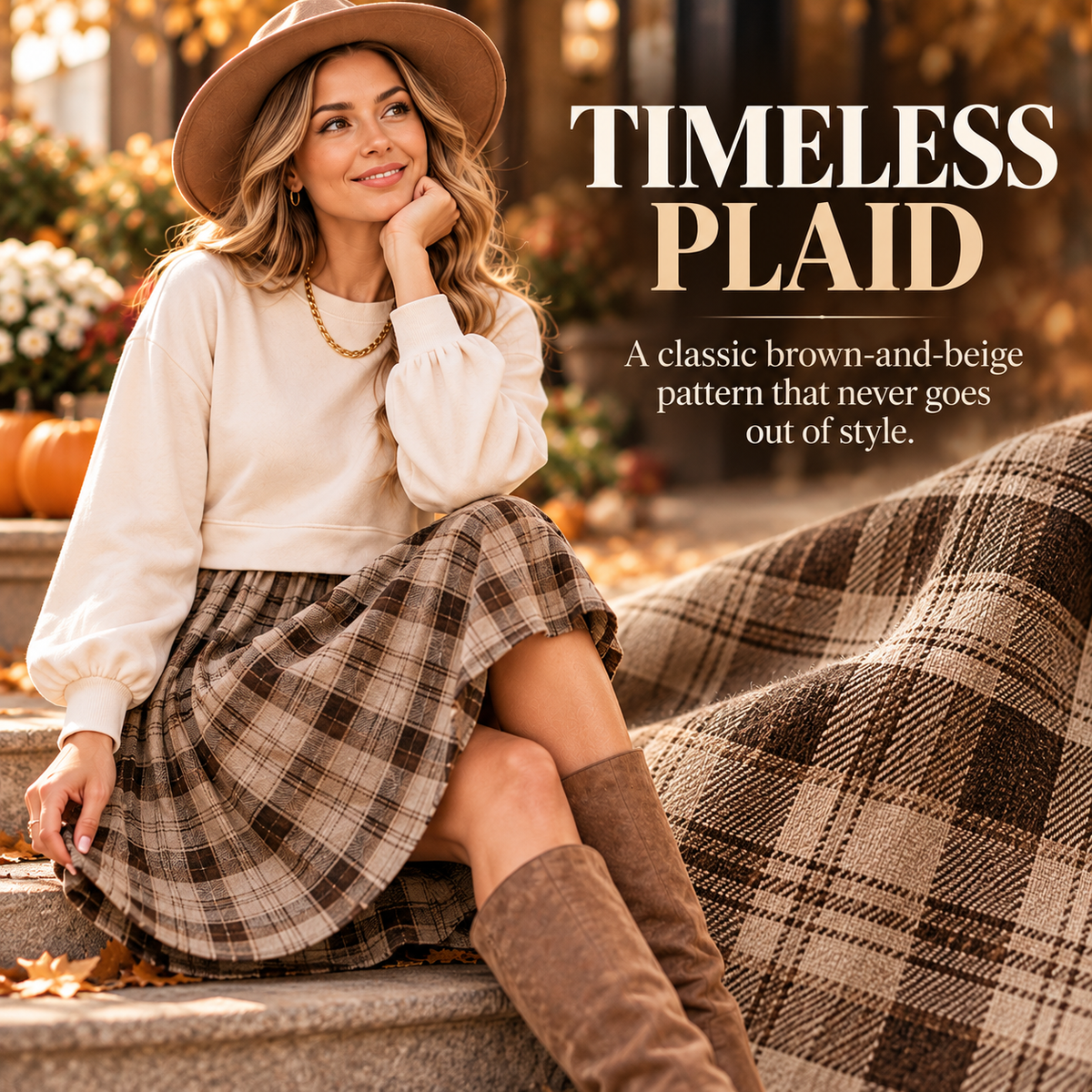 🍂✨ Women's Plaid Patchwork Mini Dress – Cozy & Chic! 💕