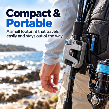 Quick-Access Fishing Rod Holder – Secure Spring-Loaded Mount for Boats