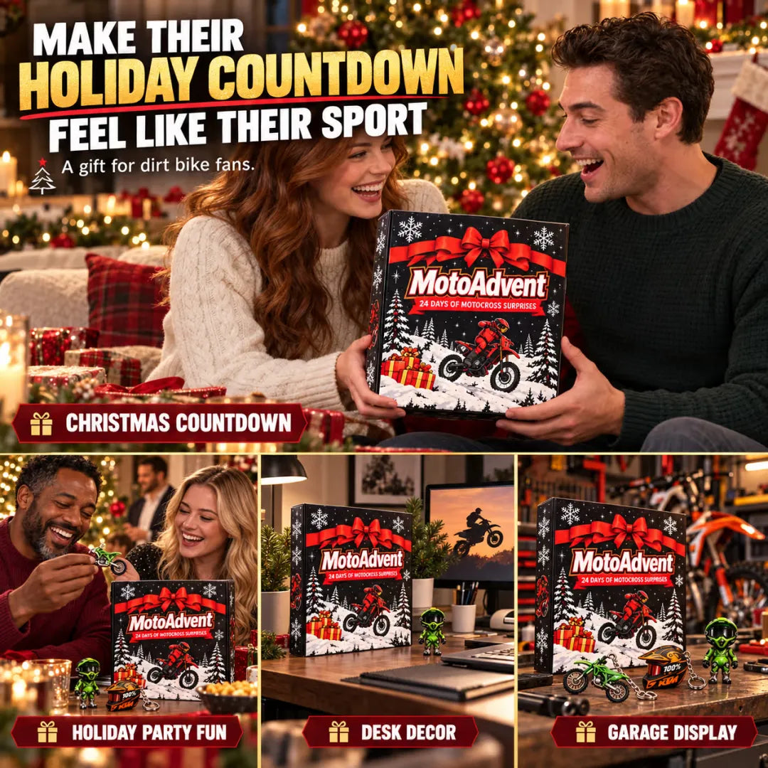 🏍️ Motocross Advent Calendar – 24 Days of Rider Themed Gifts 🎄