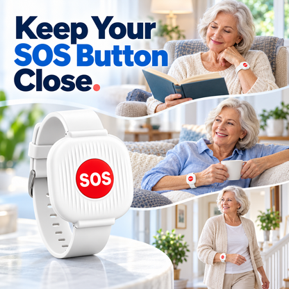 ⚡ One-Touch SOS Safety Watch – Instant Wi-Fi Alerts to Family Phones | Rechargeable & Waterproof Design