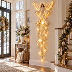 Angel Blessing Starfall Wall Light – Heavenly Christmas Wall Decor