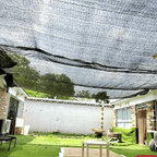 🔥Summer Hot Sale Promotion-49% OFF🌞-90% Blackout Cloth (Black) - 10 x 13ft UV-Resistant Shade Net with Reinforced Rivets