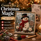 🎄 Christmas Magic: 3D Fabric Poke Art Kit – DIY Holiday Craft & Festive Home Decor
