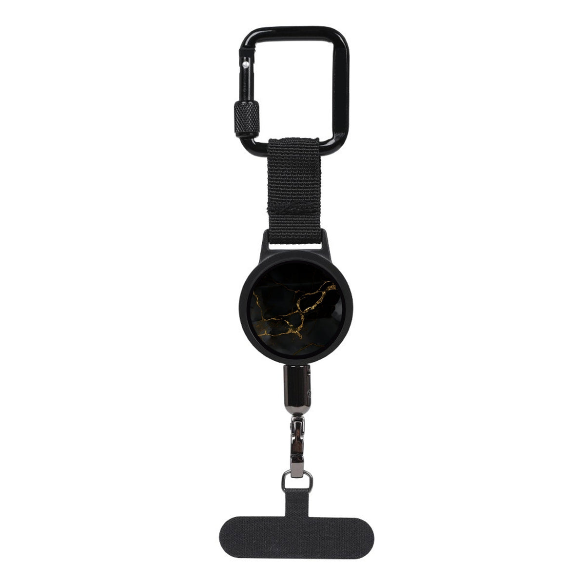 Retractable Steel Tether with Locking Carabiner – Secure Your Phone, Keys & Essentials Anywhere