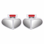 2 PCS 360° Rotating Dual-Lens Rearview Assist Blind Spot Mirror