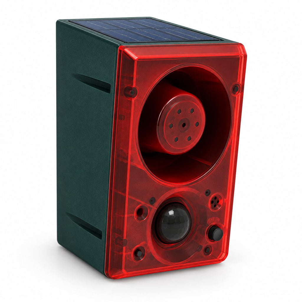 Solar Motion Sensor Alarm Light: Wireless Outdoor Security Siren & Intruder Deterrent ☀️🚨