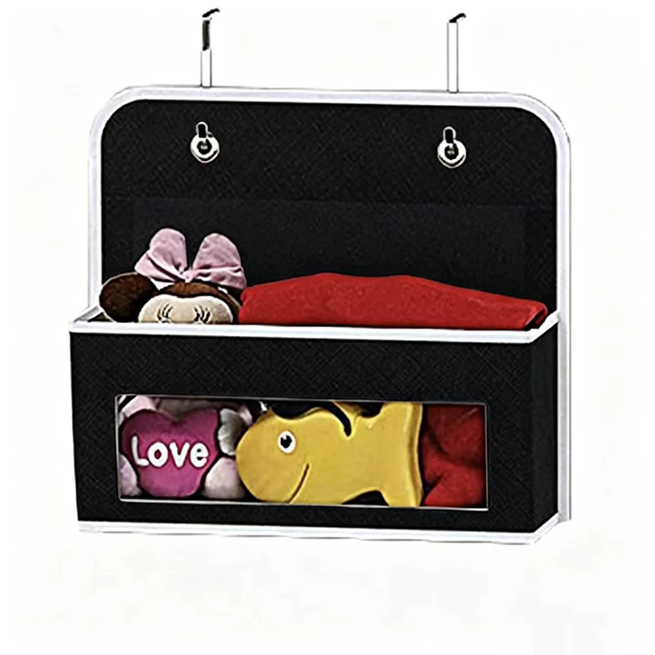 Large capacity hanging storage bag behind the door