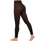 Women’s Fleece-Lined Fake Sheer Thermal Tights