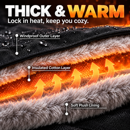 Unisex Fleece-Lined Winter Trapper Hat with Face Cover （Buy 2 Free Shipping）