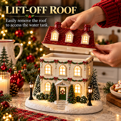 🎄Cozy Christmas Aroma Diffuser – Fill Your Home with Holiday Magic! ❄️