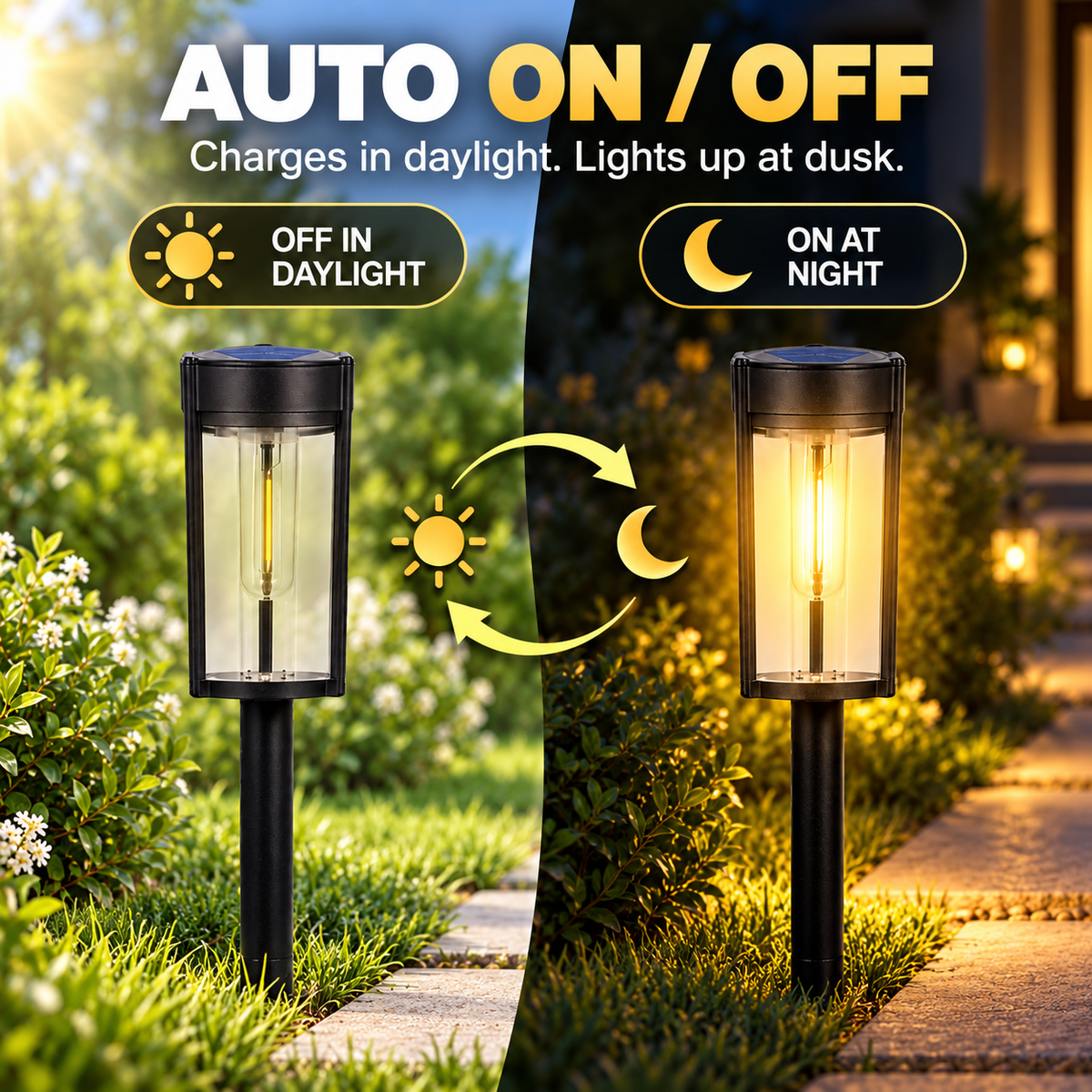 Solar LED Tungsten Filament Pathway & DIY Craft Light