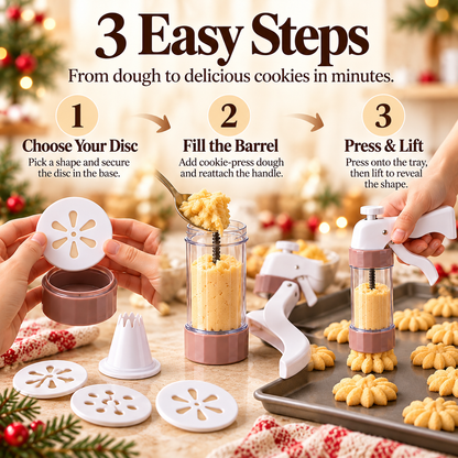 🍪Cookie Shape Maker – Create Beautiful Cookies with Multiple Shapes🎄