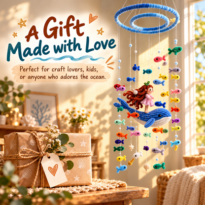 🐟DIY Ocean Fish Wind Chime Kit – Create Your Own Seaside Magic! ✨