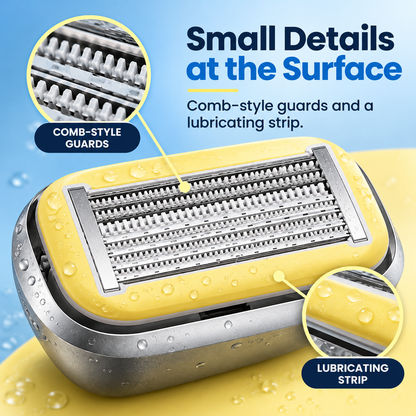 🛡️Precision Palm-Grip Head Shaver – 8-Layer Anti-Irritation Razor for Sensitive Skin & Ingrown Hair Solution 💈