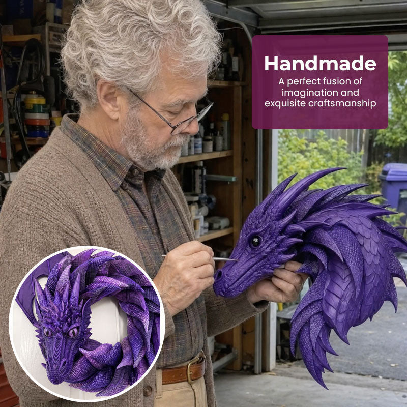 Handmade Dragon Wreath