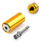 🔧Multifunctional socket tool—automatically adapts to and grips fasteners of various shapes🔧