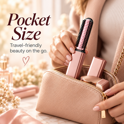 💕 Cordless Mini Curling Iron – Style Anytime, Anywhere! ✨