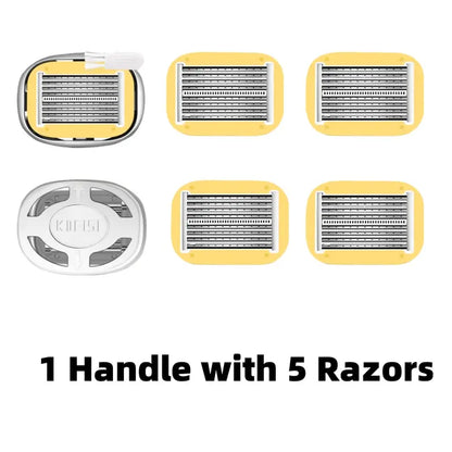 🛡️Precision Palm-Grip Head Shaver – 8-Layer Anti-Irritation Razor for Sensitive Skin & Ingrown Hair Solution 💈