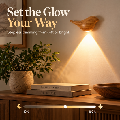 2 PCS- Bird-Shaped LED Wall Light – Warm Ambient Glow