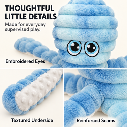 Interactive Octopus Dog Toy – Squeaky, Crinkle & Soft Plush Fun for Happy Pups