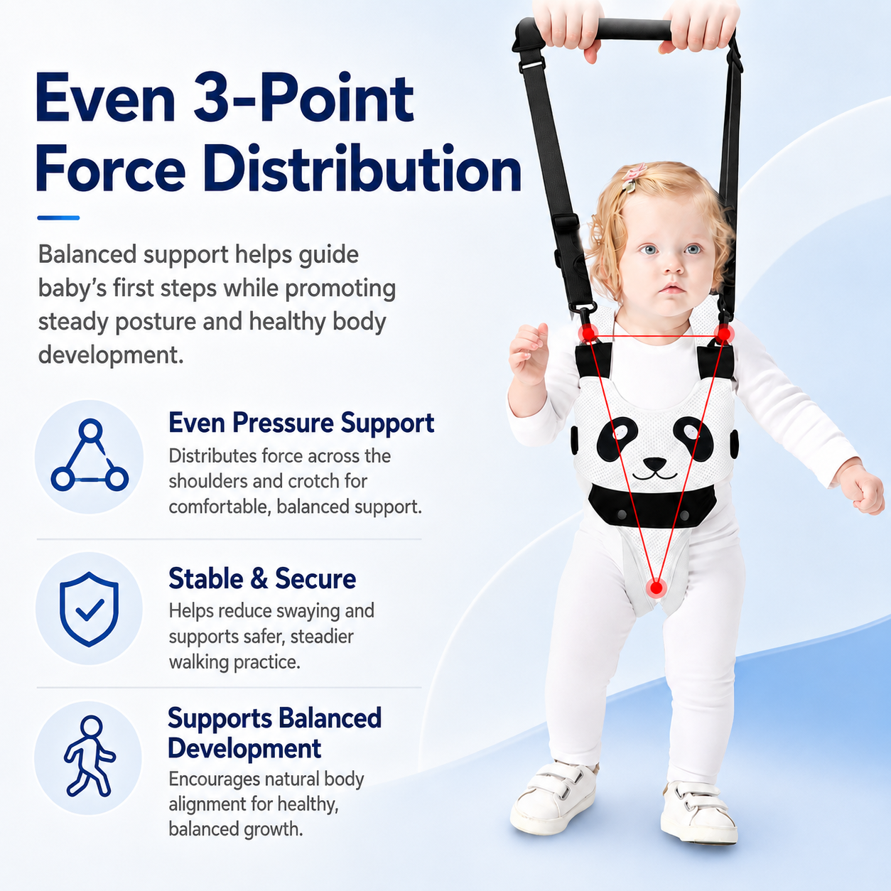Adjustable Baby Walking Support Harness for 7–24 Months