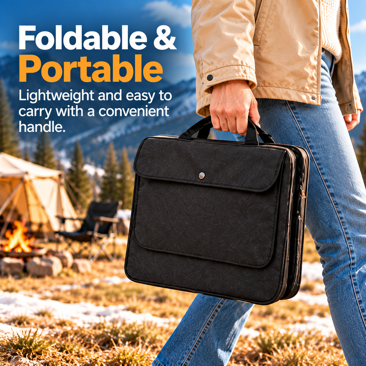 ❄️ Portable, Adjustable Heated Seat Cushion — Say Goodbye to Cold Seats!🔥