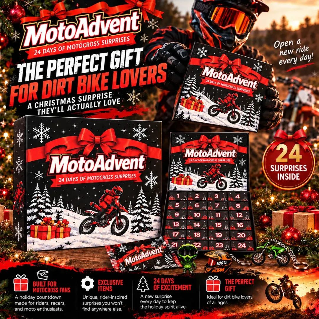🏍️ Motocross Advent Calendar – 24 Days of Rider Themed Gifts 🎄