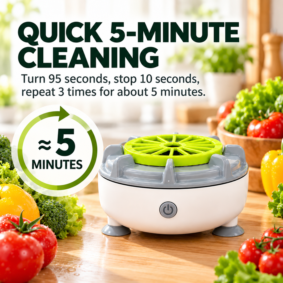 🍎🥦 Fruit & Vegetable Purifier – Cleaner Produce, Healthier Living! ✨