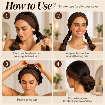 💕Heatless Hair Curler – Wake Up to Beautiful Waves Without Heat🎀