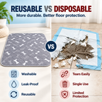 🎉🎉49% OFF This Week Promotions🐶Puppy Pee Pads: stylish, super absorbent & reusable for a cleaner home.