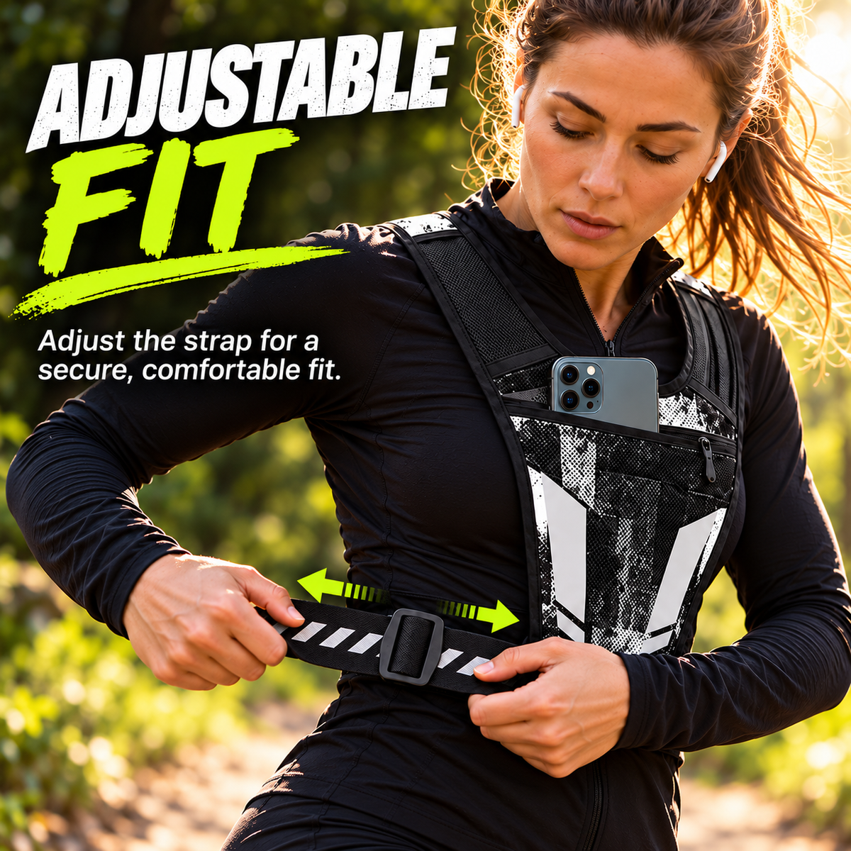 🏃 Multifunctional Lightweight Running Vest – Run Hands-Free, Keep Your Essentials Close! ⚡