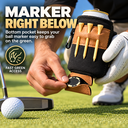 Magnetic Golf Cart Caddie – Keep Drinks, Tees & Markers Ready