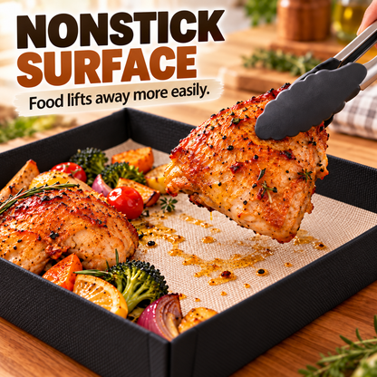 🔥 Non-Stick Silicone Baking Mat – Bake More, Clean Less! ✨
