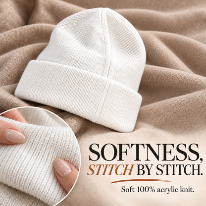 ❄️ Women’s Winter Knit Ponytail Beanie with Magnetic Opening